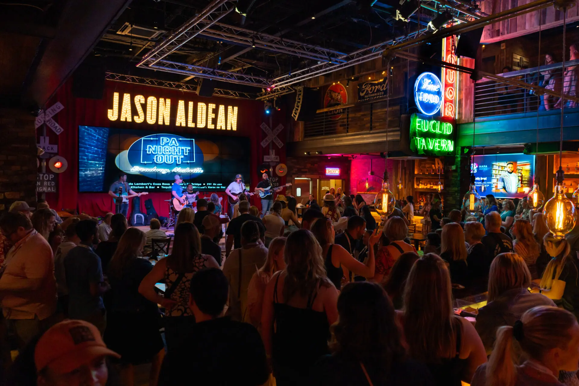 Nashville architectural photographer Ford Photographs TC Group AAPA projector May 22 2023 009